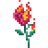 prop - Flaming Rose